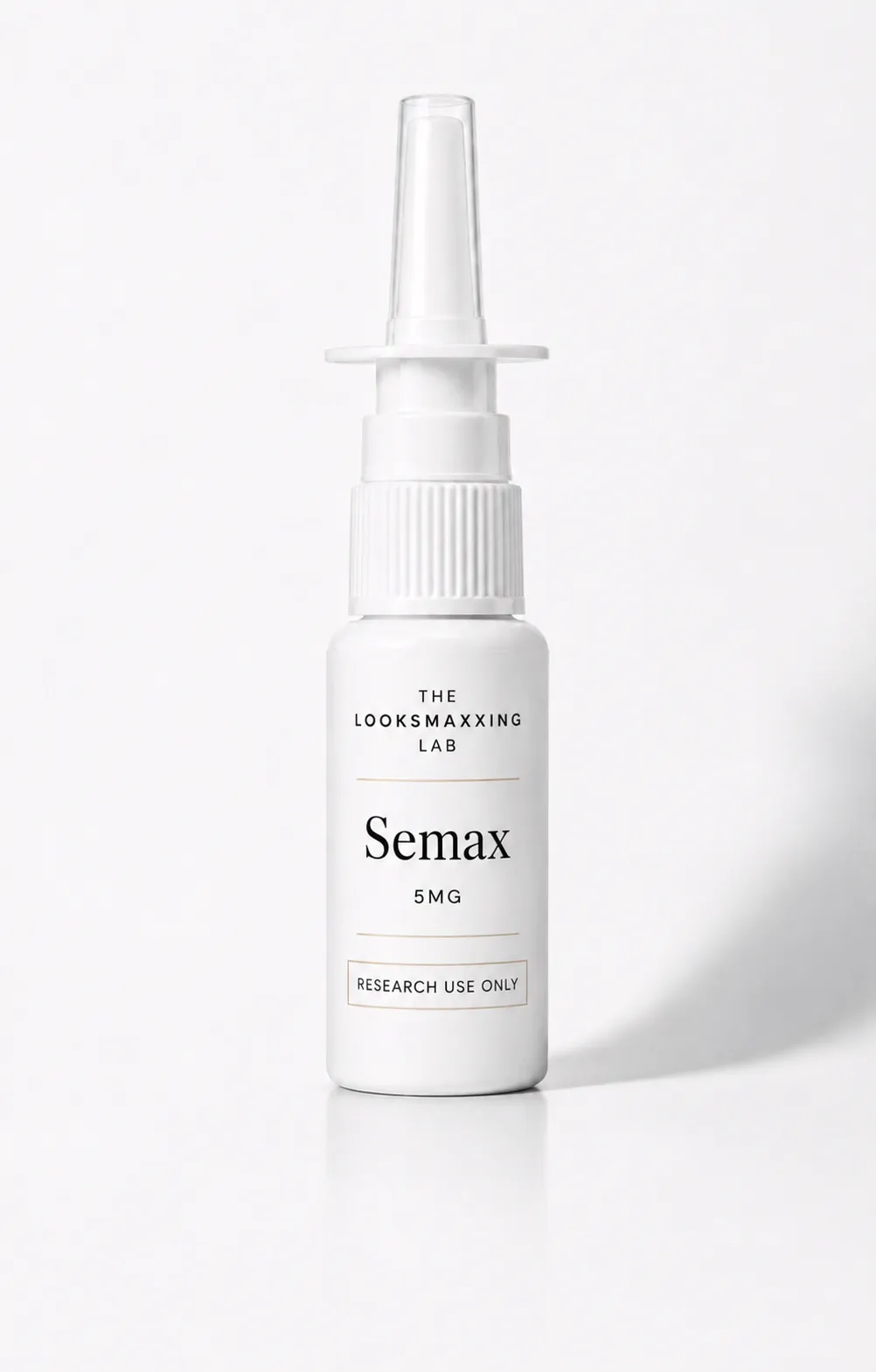 Semax research peptide vial — alternate view